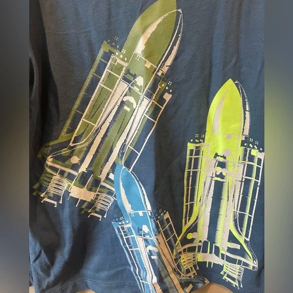 Crew cuts Long Sleeve Glow in the Dark shirt - NWT - Size 4/5 - Picture 2 of 5